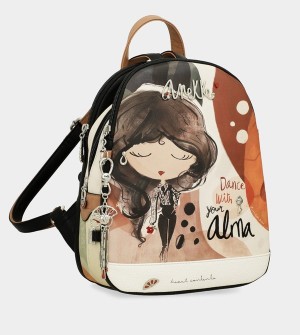 Anekke Backpack With 3 Compartments Alma Rucksäcke | 5263-EDCTH