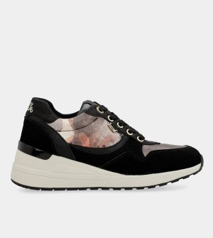 Anekke Black Padded Sports With Wedge Schuhe | 1934-AXRYW