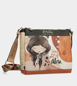 Anekke Crossbody With 3 Compartments Alma Umhängetasche | 0596-PCWQS