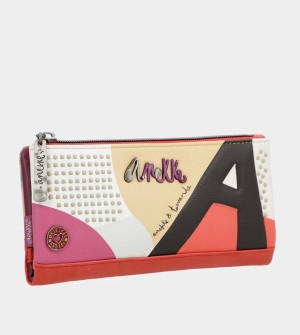 Anekke Fashion Flexible Large Rfid Geldbörse | 1279-IQFKT