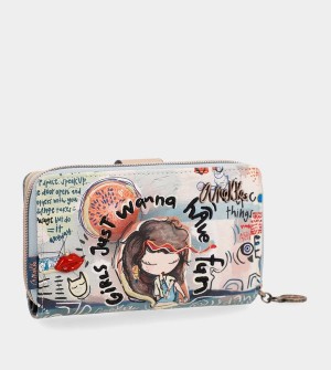 Anekke Fun & Music Large Printed Geldbörse | 0278-CEYAU