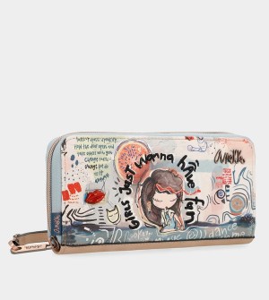 Anekke Fun & Music Zippered Geldbörse | 5870-BKLNU