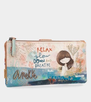 Anekke Mediterranean Large Flexible Fabric Geldbörse | 5936-DCGZE