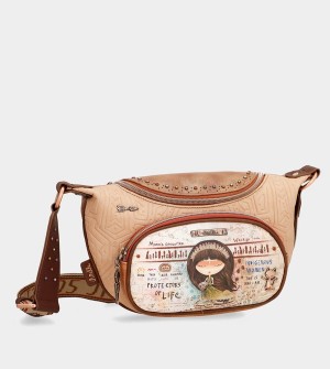 Anekke Menire Ethnical Printed Umhängetasche | 5276-JNWES