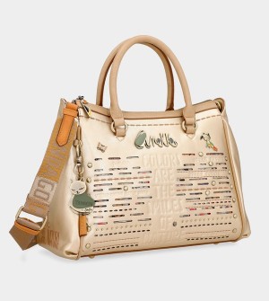 Anekke Nature Pachamama Golden Doctor Umhängetasche | 9815-QGLHS