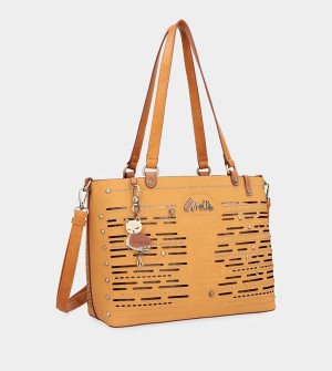 Anekke Nature Pachamama Ochre Large Umhängetasche | 2716-ANPSU