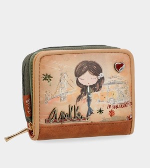 Anekke Peace & Love Camel Rfid Geldbörse | 8532-WFLOV