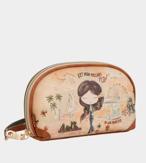 Anekke Peace & Love Camel Rfid Holdall Handtasche | 6279-AFXYD
