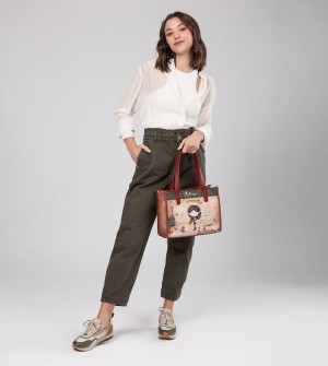 Anekke Peace & Love Camel Umhängetasche | 8902-BFGHX