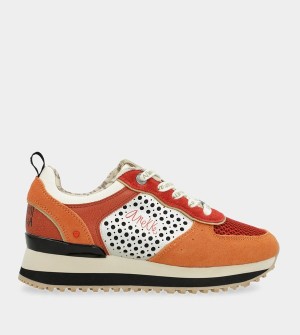 Anekke Red Platform Schuhe | 9378-PYFCA