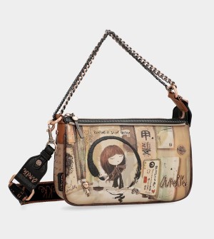 Anekke Shōen Metaluette Schultertasche | 4190-KDFQS
