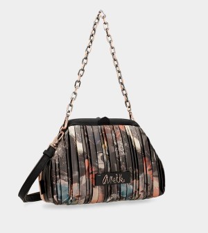 Anekke Shōen Palette Pleated Bowler Umhängetasche | 5431-ABWEZ