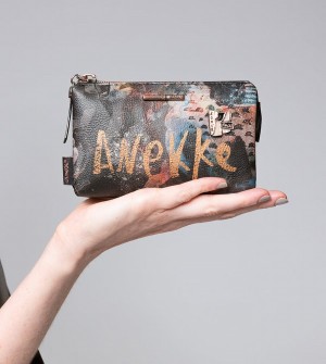 Anekke Shōen Palette Triple Compartment Geldbörse | 4890-BIYWR
