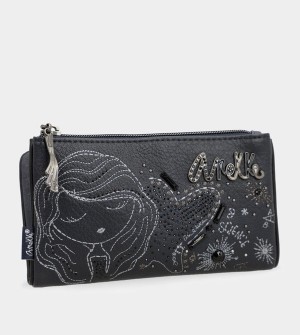 Anekke Studio Navy Blue Flexible Rfid Geldbörse | 8312-VSHLQ
