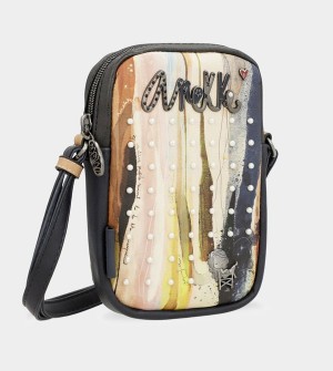 Anekke Studio Navy Blue Mini Umhängetasche | 2901-MAFLR