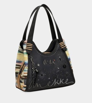 Anekke Studio Navy Blue Schultertasche | 9023-HUIQY