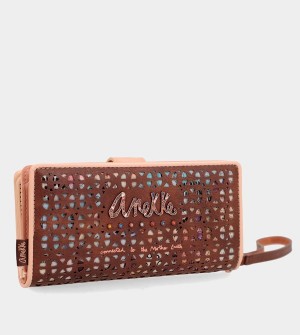 Anekke Tribe Large Brown Rfid Geldbörse | 9318-CZLAW