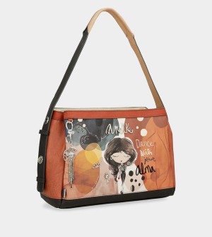 Anekke Triple Compartment Alma Schultertasche | 2415-KOARE