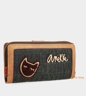 Anekke Urban Green Large Geldbörse | 4385-UEPLK