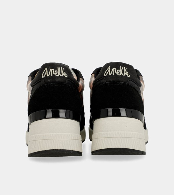 Anekke Black Padded Sports With Wedge Schuhe | 1934-AXRYW