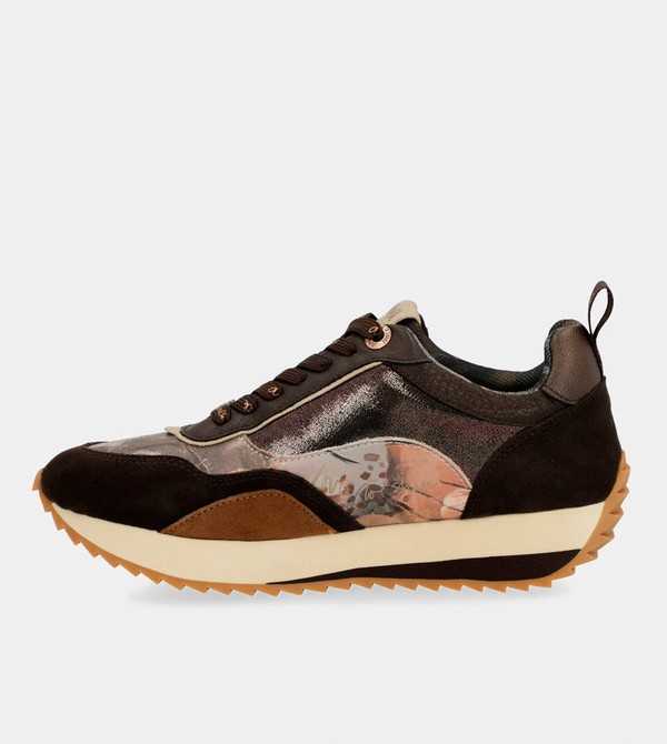 Anekke Brown Palette Patterned Sports Schuhe | 1367-MKSPI
