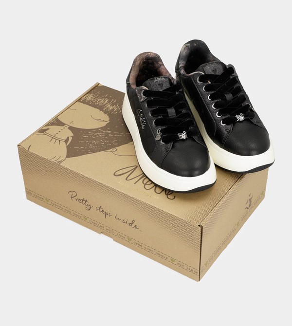 Anekke Casual Black Schuhe | 6537-FLTEJ