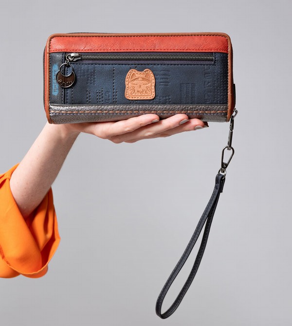 Anekke Contemporary Large Embossed Rfid Geldbörse | 5427-BIYOX