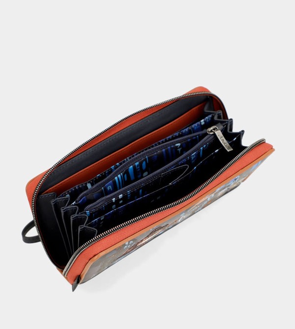 Anekke Contemporary Large Embossed Rfid Geldbörse | 5427-BIYOX