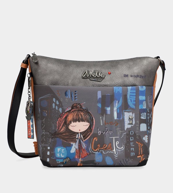 Anekke Contemporary Large Printed Messenger Umhängetasche | 5031-KYEWA