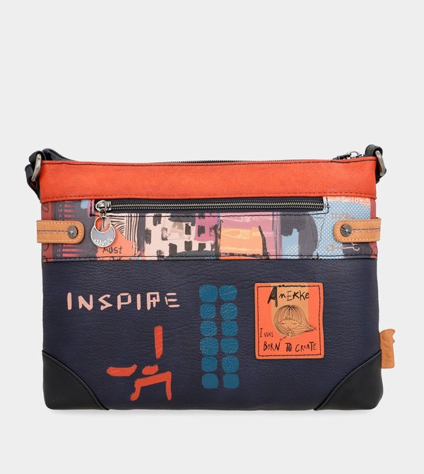 Anekke Contemporary Large Printed Umhängetasche | 9104-ZAMQF