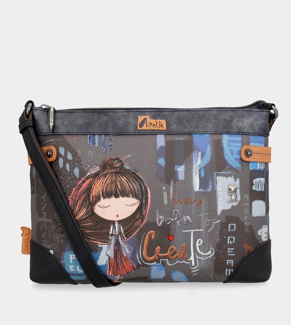 Anekke Contemporary Large Printed Umhängetasche | 9104-ZAMQF