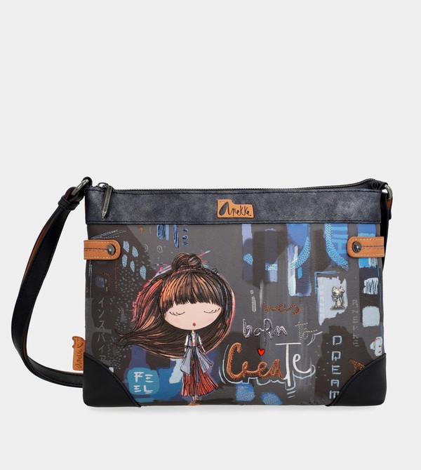 Anekke Contemporary Large Printed Umhängetasche | 9104-ZAMQF