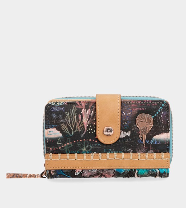 Anekke Coral Black Coin Geldbörse | 2796-ROSNJ
