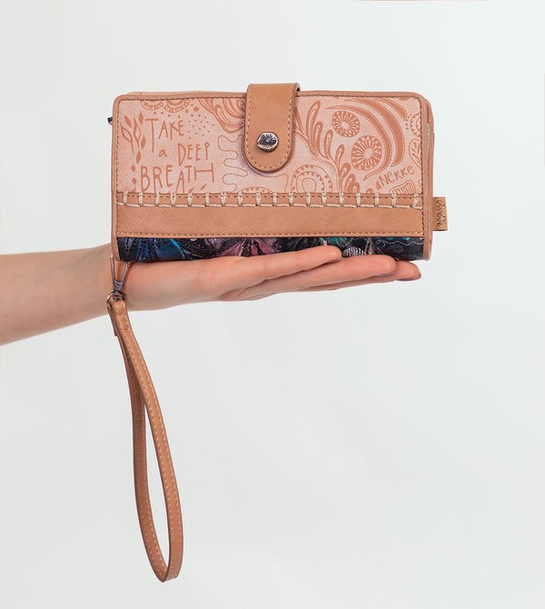 Anekke Coral Black Large Geldbörse | 6275-TGIJE