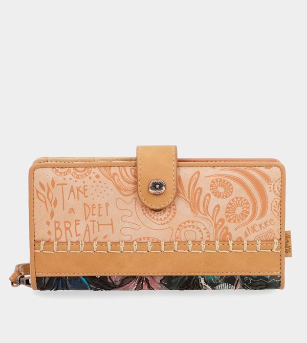 Anekke Coral Black Large Geldbörse | 6275-TGIJE