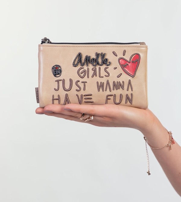 Anekke Energy Beige Large Geldbörse | 7952-TDZIW