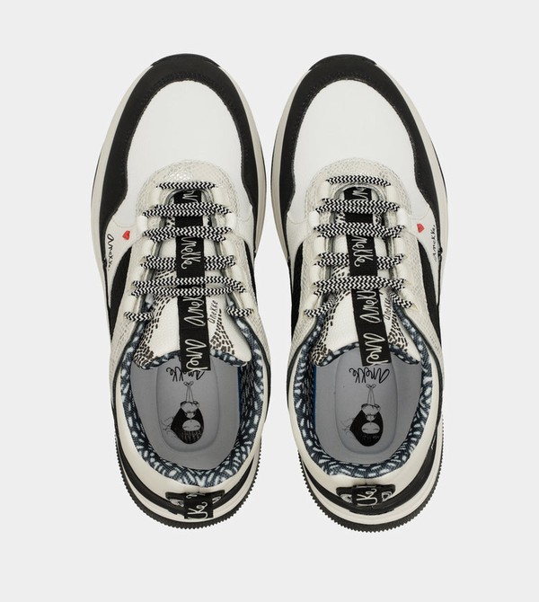 Anekke Fashion Black & White Schuhe | 2794-JQEOC