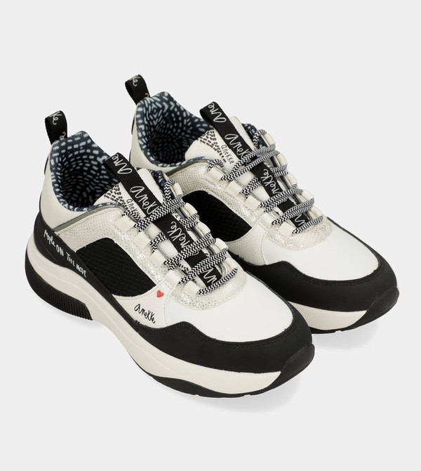 Anekke Fashion Black & White Schuhe | 2794-JQEOC