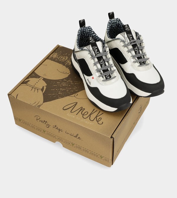 Anekke Fashion Black & White Schuhe | 2794-JQEOC