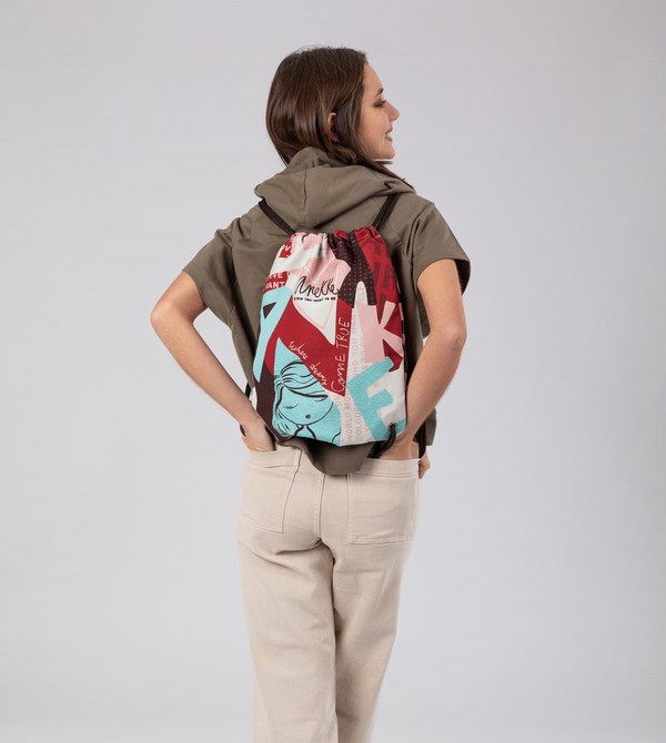 Anekke Fashion Fabric Drawstring Rucksäcke | 9347-MGOEF
