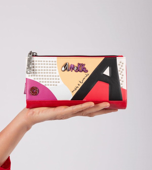 Anekke Fashion Flexible Large Rfid Geldbörse | 1279-IQFKT
