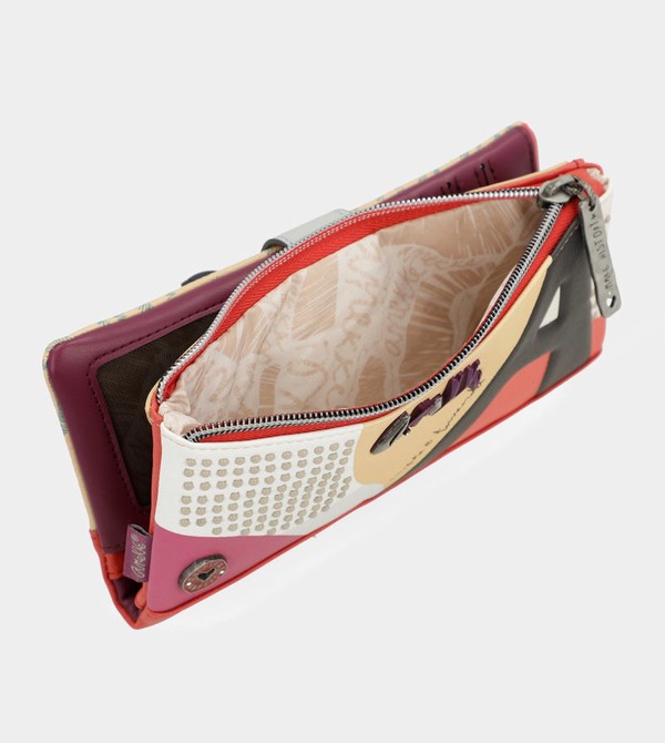 Anekke Fashion Flexible Large Rfid Geldbörse | 1279-IQFKT
