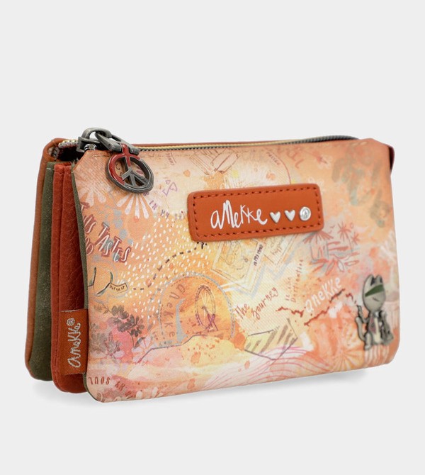 Anekke Flowers 3-compartment Coin Geldbörse | 9620-VEQNR