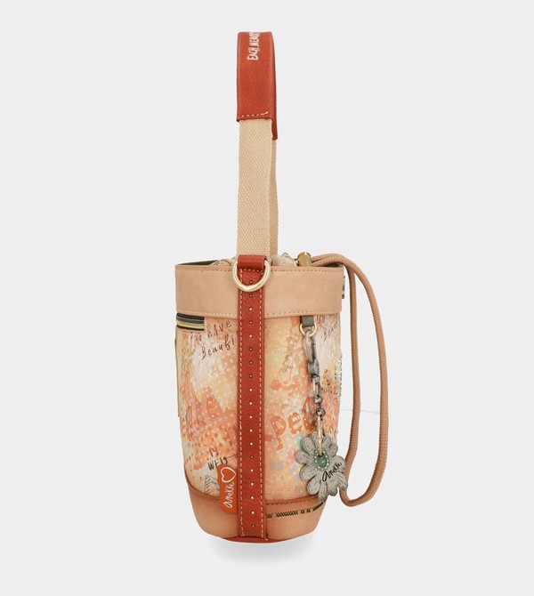 Anekke Flowers With Rope Closure Umhängetasche | 5927-SALPQ