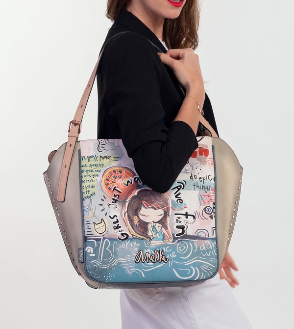 Anekke Fun & Music Oval Shopper Schultertasche | 0837-TRWZL
