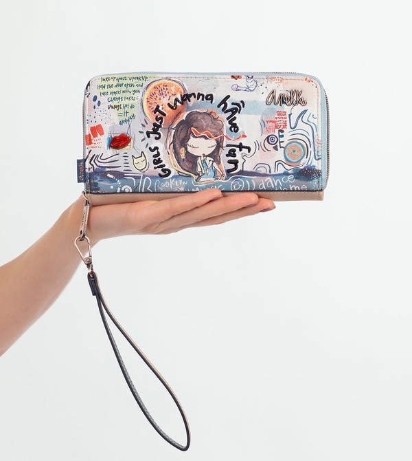 Anekke Fun & Music Zippered Geldbörse | 5870-BKLNU