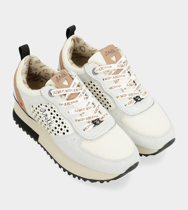 Anekke Gray Platform Schuhe | 5246-GEJQD