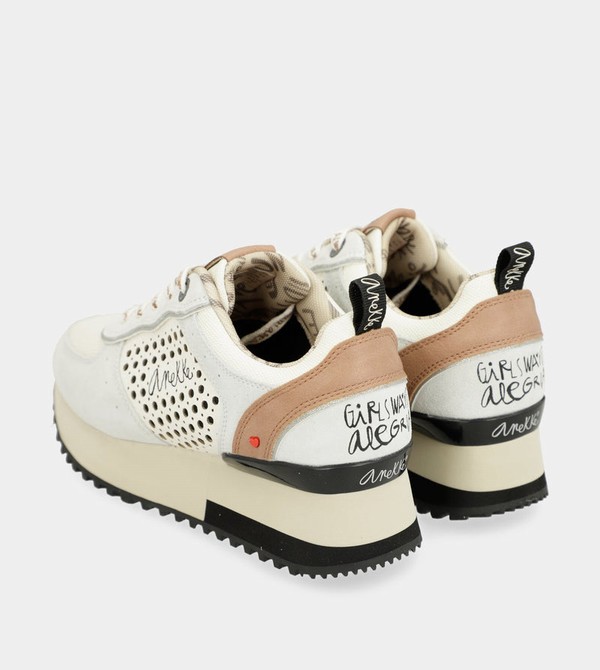 Anekke Gray Platform Schuhe | 5246-GEJQD