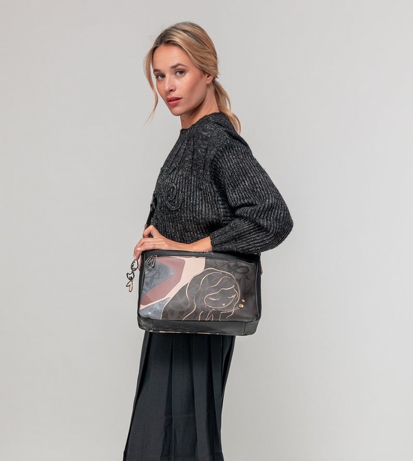Anekke Heartbeat With Metal Umhängetasche | 3789-ENFXD