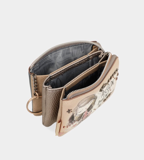 Anekke Hollywood 3-compartment Coin Geldbörse | 9740-KYDMZ